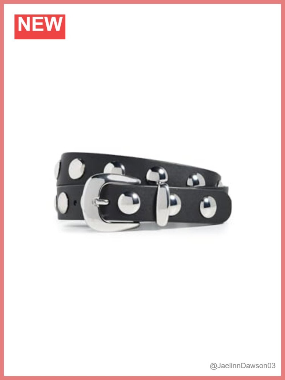 Madewell Studded Western Leather Belt